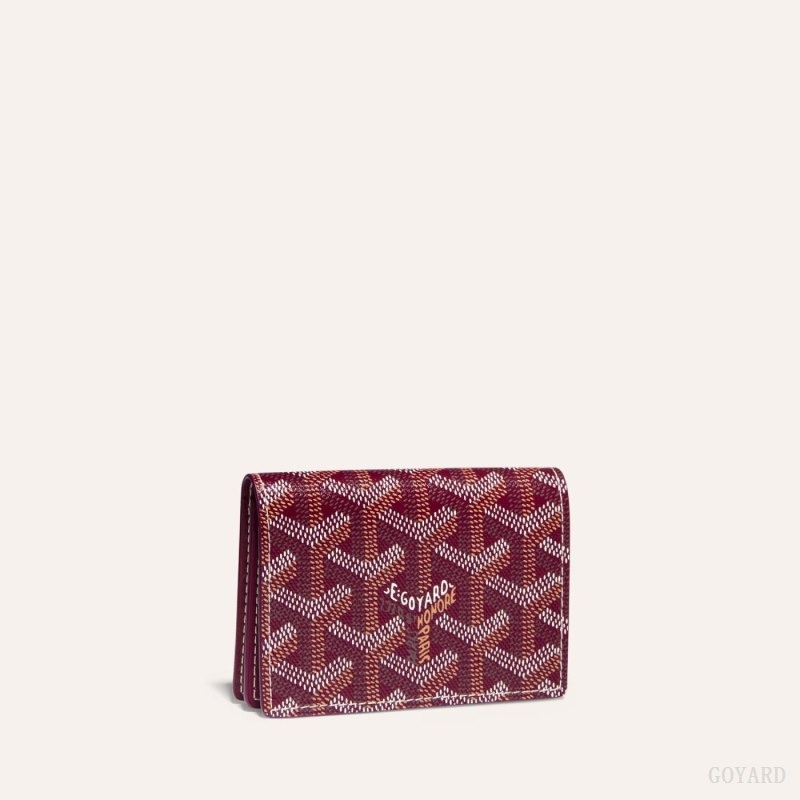 Burgundy Goyard MALESHERBES CARD WALLET | GBAS9920