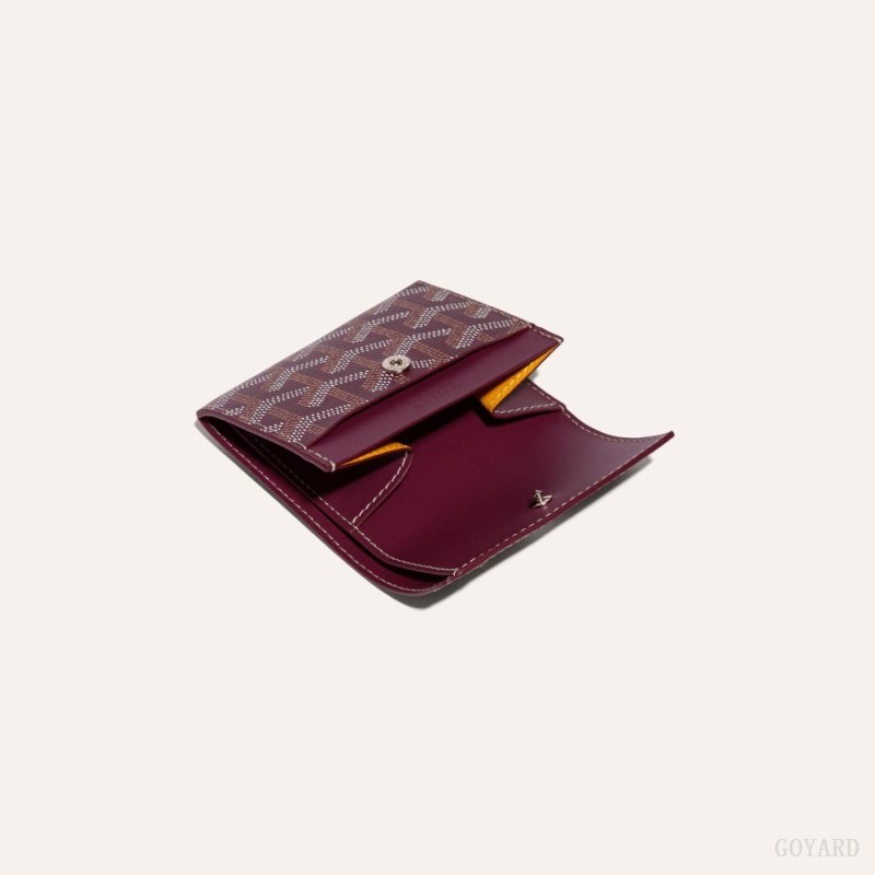 Burgundy Goyard MARIGNY WALLET | EMLY3766