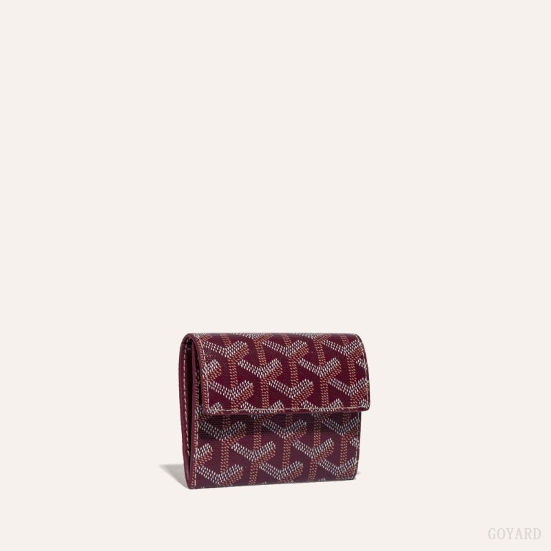 Burgundy Goyard MARIGNY WALLET | EMLY3766