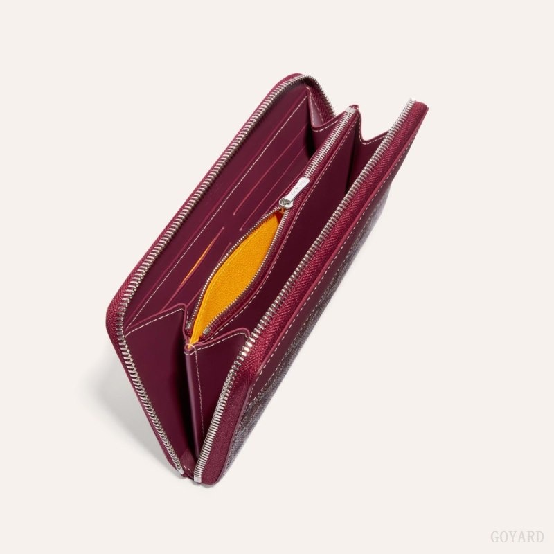 Burgundy Goyard MATIGNON GM WALLET | OGLB9960