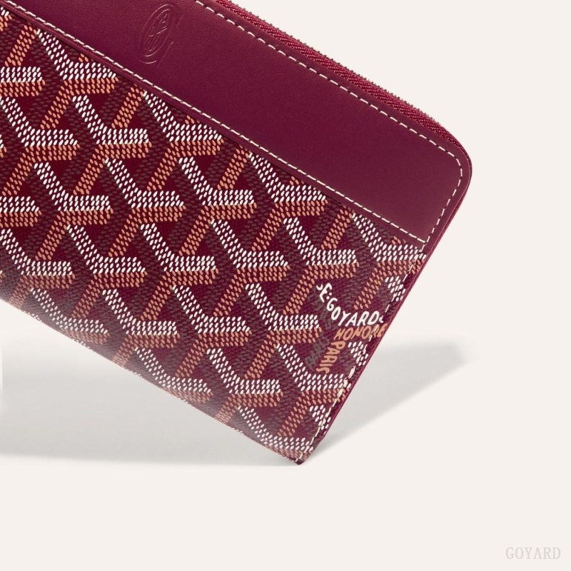 Burgundy Goyard MATIGNON GM WALLET | OGLB9960