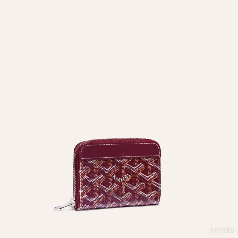 Burgundy Goyard MATIGNON MINI WALLET | KTRN7869