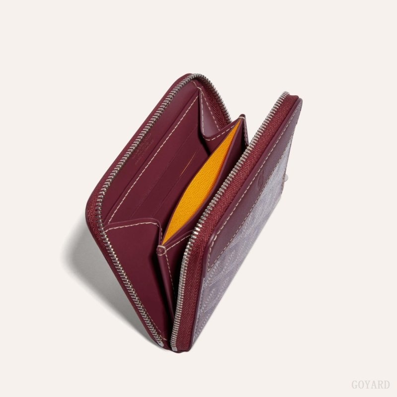 Burgundy Goyard MATIGNON PM WALLET | EOWD4904