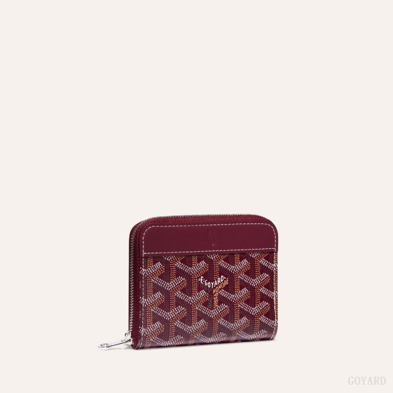 Burgundy Goyard MATIGNON PM WALLET | EOWD4904