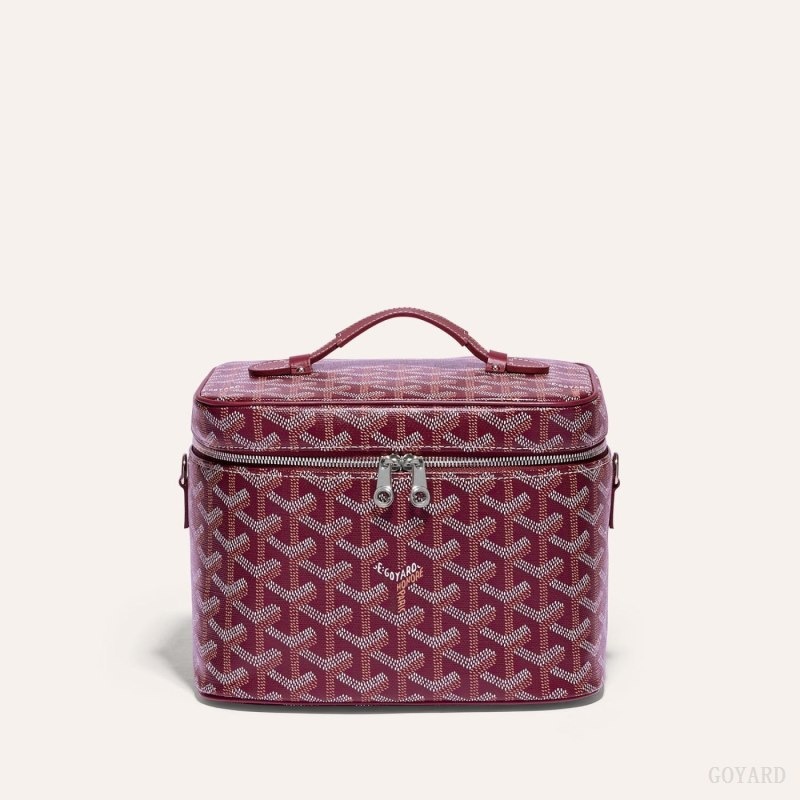 Burgundy Goyard MUSE VANITY CASE | TRJC3427