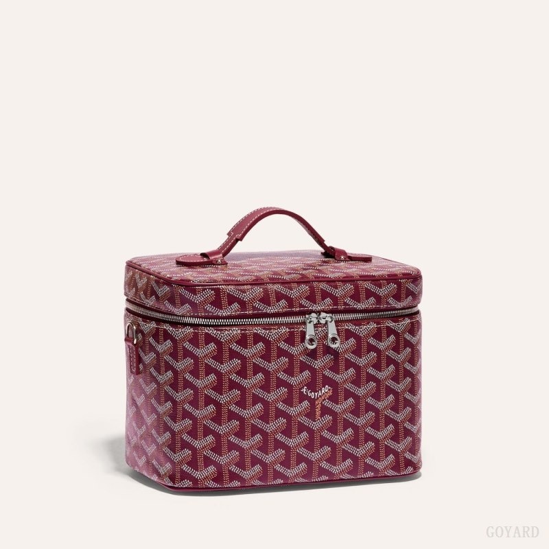 Burgundy Goyard MUSE VANITY CASE | TRJC3427