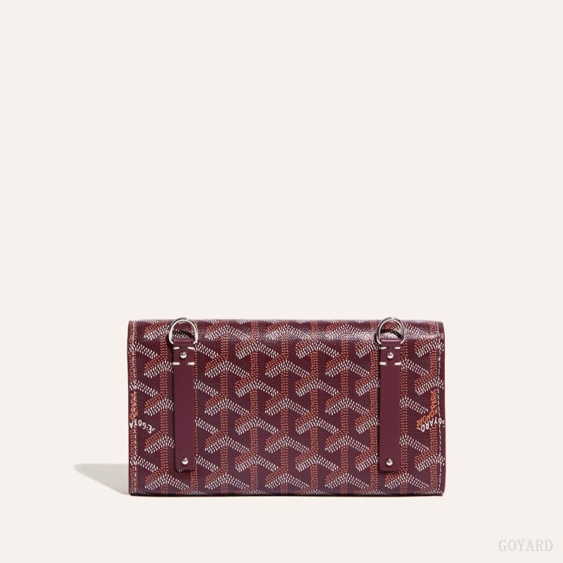 Burgundy Goyard Monte-Carlo Mini Case | FBER2815