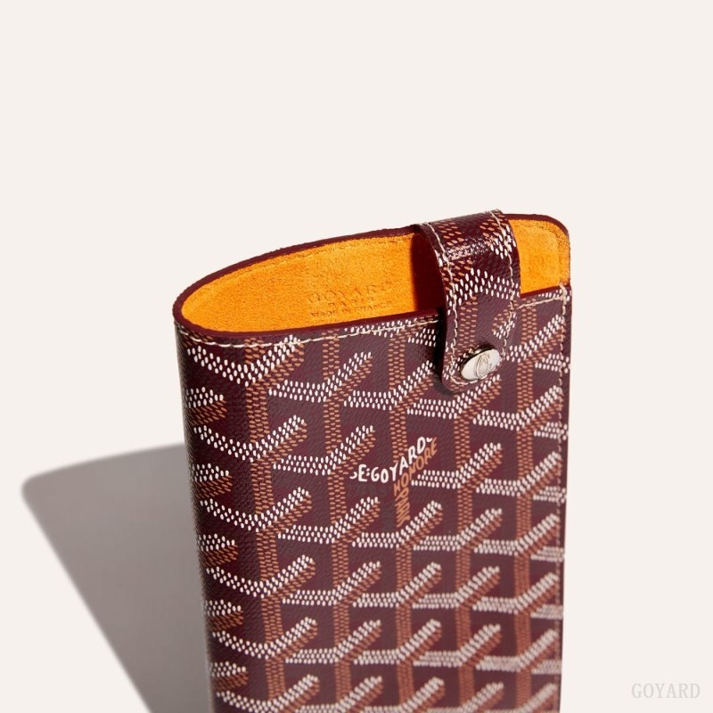 Burgundy Goyard Montmartre GM Case | RIGC2778