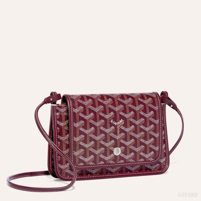 Burgundy Goyard PLUMET POCKET WALLET | KDGR4569