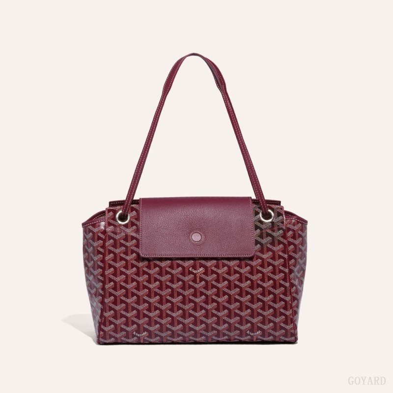 Burgundy Goyard ROUETTE PM BAG | IFMA3970