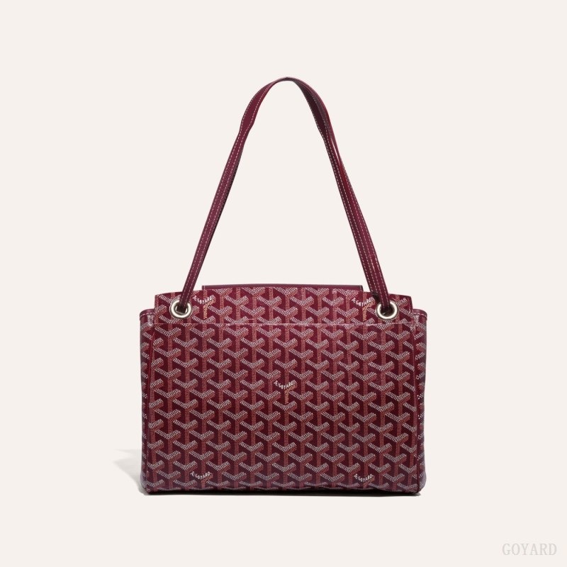 Burgundy Goyard ROUETTE PM BAG | IFMA3970