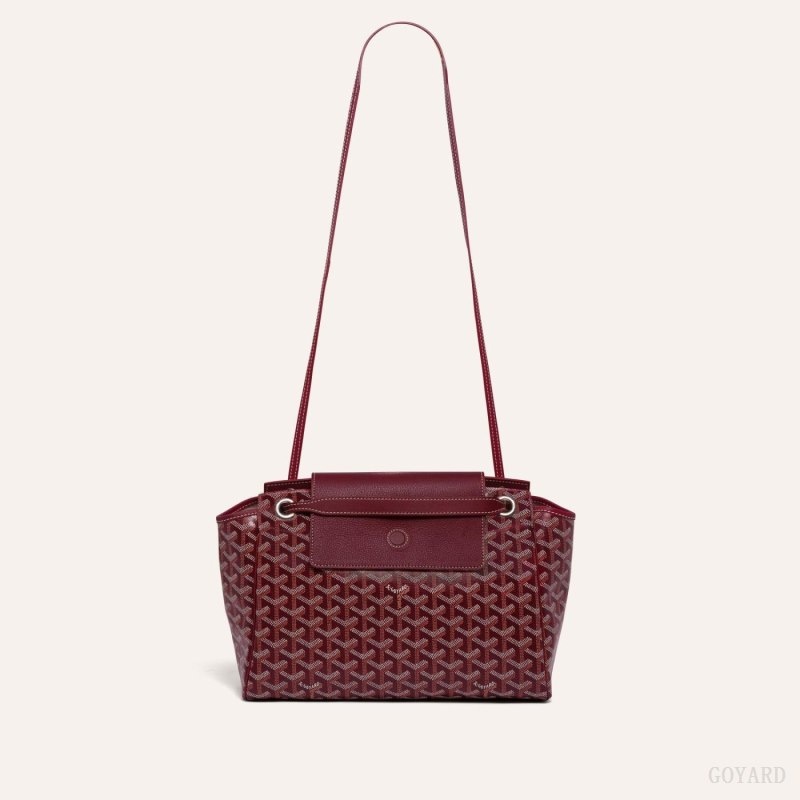 Burgundy Goyard ROUETTE PM BAG | IFMA3970