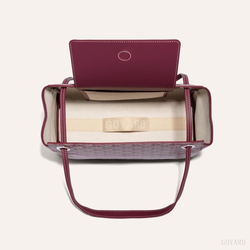 Burgundy Goyard ROUETTE PM BAG | IFMA3970