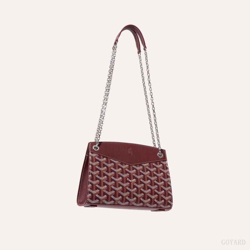 Burgundy Goyard Rouette Structuré Mini Bag | VZSO0707