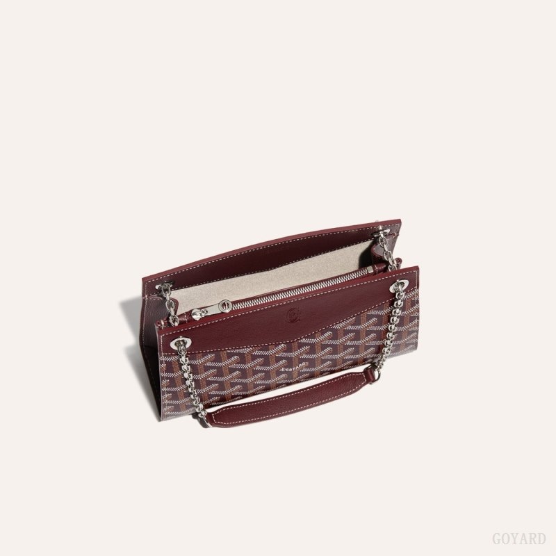 Burgundy Goyard Rouette Structuré Mini Bag | VZSO0707