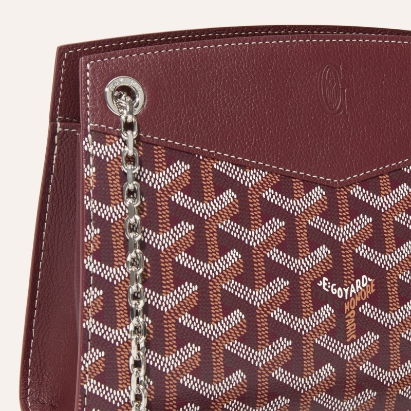 Burgundy Goyard Rouette Structuré Mini Bag | VZSO0707