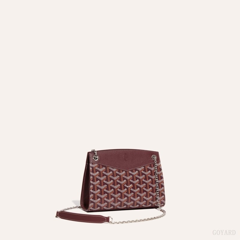 Burgundy Goyard Rouette Structuré Mini Bag | VZSO0707