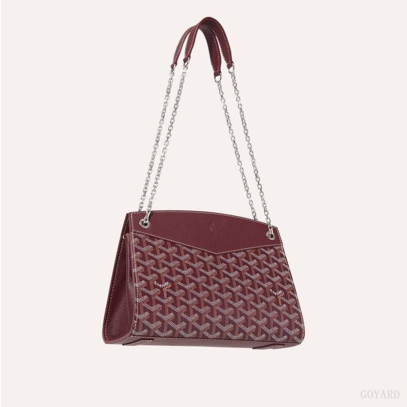 Burgundy Goyard Rouette Structuré PM Bag | KZOV8953