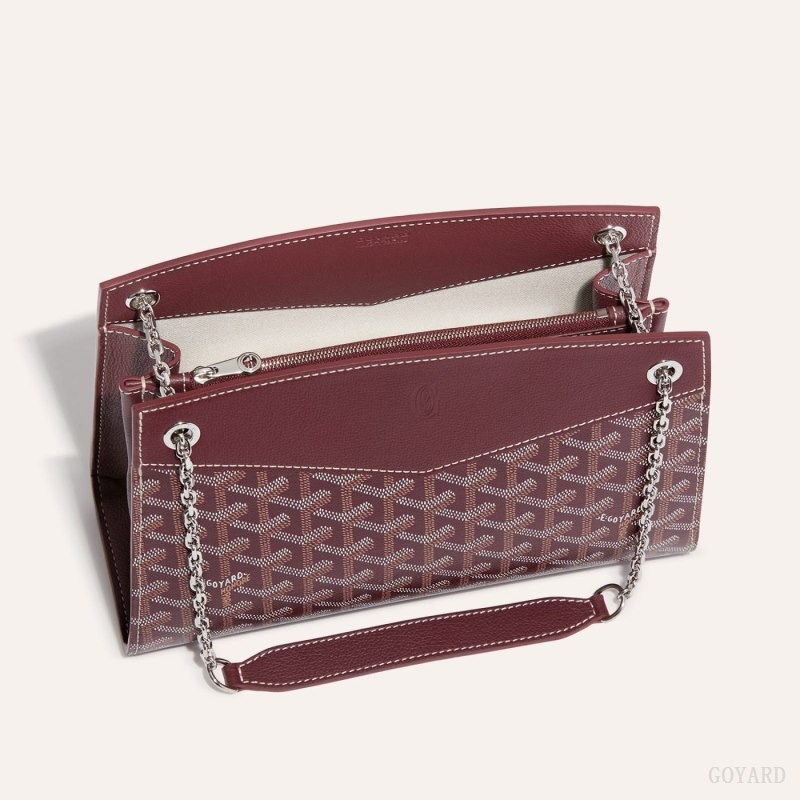 Burgundy Goyard Rouette Structuré PM Bag | KZOV8953