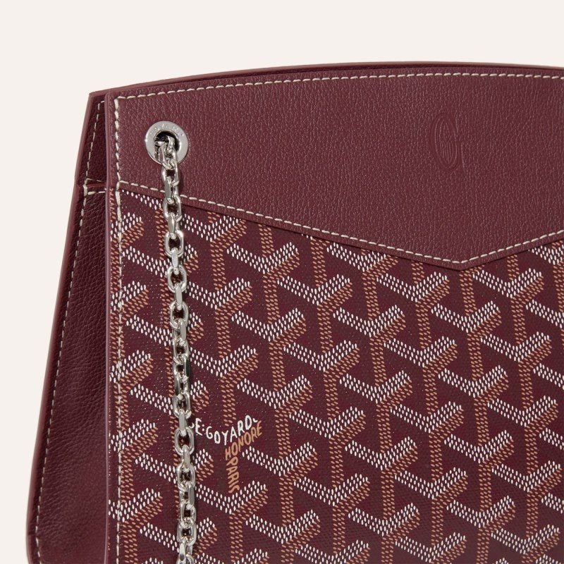 Burgundy Goyard Rouette Structuré PM Bag | KZOV8953