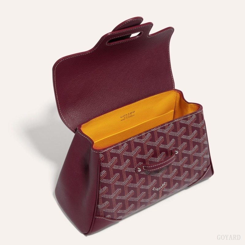 Burgundy Goyard SAIGON SOUPLE MINI BAG | LWGO8753