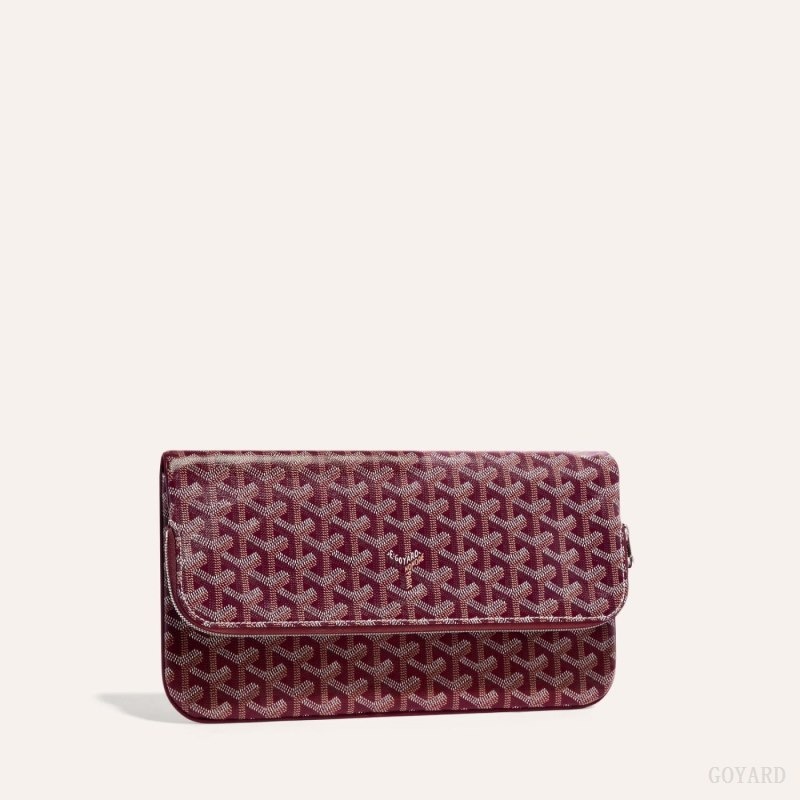 Burgundy Goyard SAINTE-MARIE CLUTCH | HHLC9378