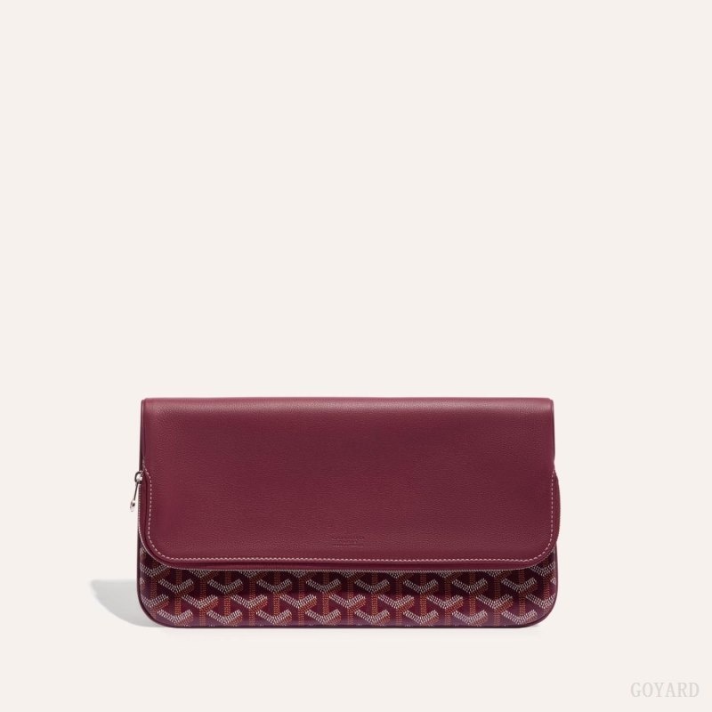 Burgundy Goyard SAINTE-MARIE CLUTCH | HHLC9378