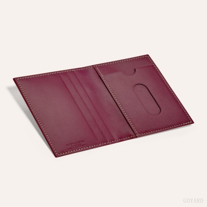 Burgundy Goyard SAINT-MARC CARD WALLET | TLKJ6818