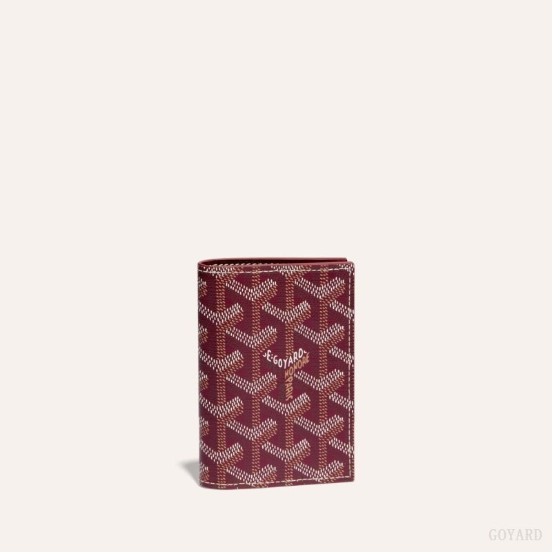 Burgundy Goyard SAINT-MARC CARD WALLET | TLKJ6818