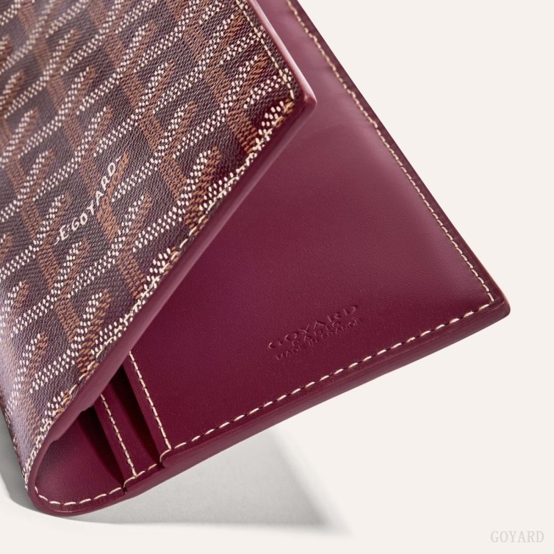 Burgundy Goyard SAINT-ROCH WALLET | GGDG5883