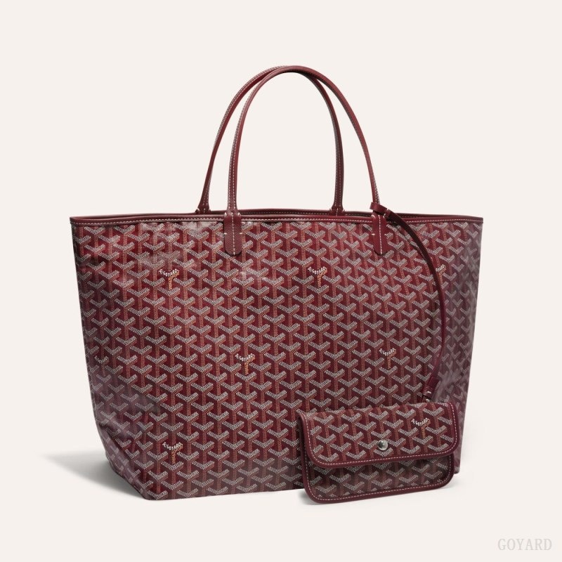 Burgundy Goyard SAINT LOUIS GM BAG | RHNY4294