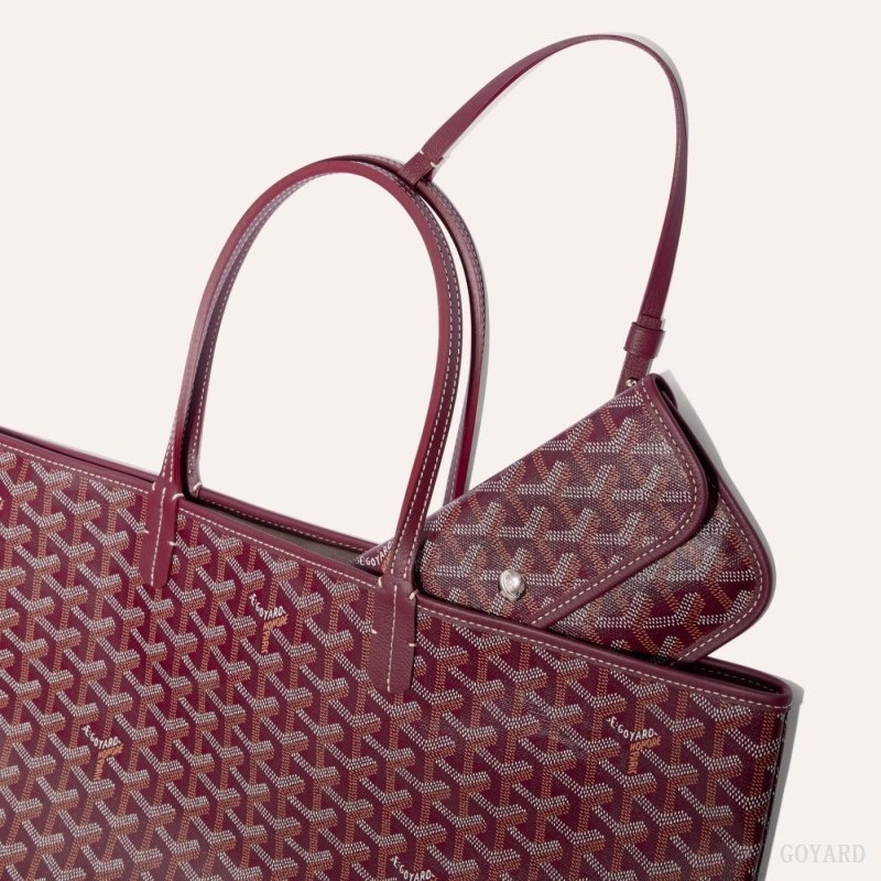 Burgundy Goyard SAINT LOUIS PM BAG | BITZ2807