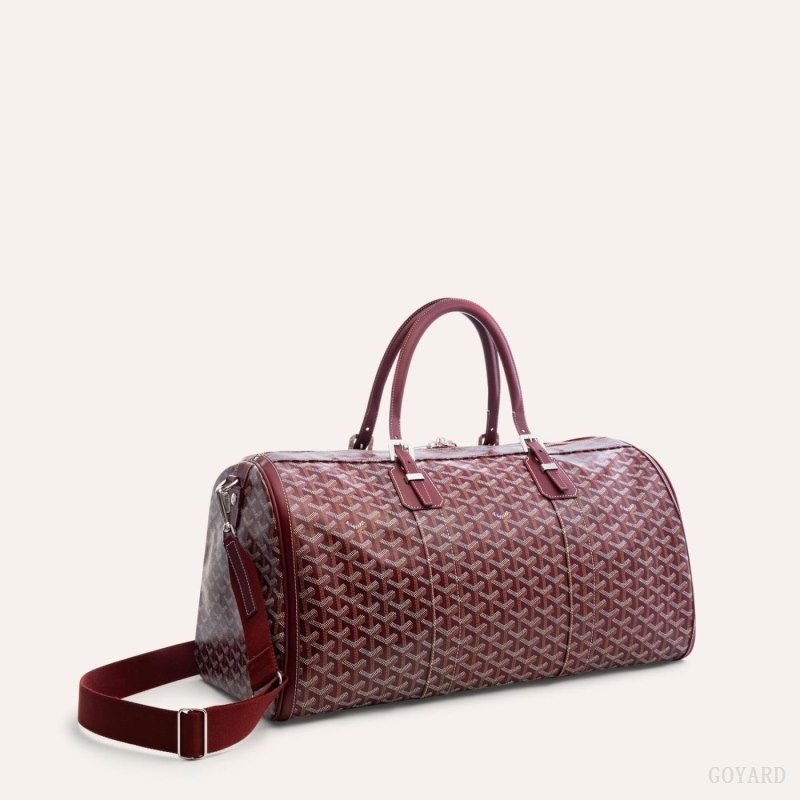 Burgundy Goyard SANGLE MM STRAP | WFQG2819