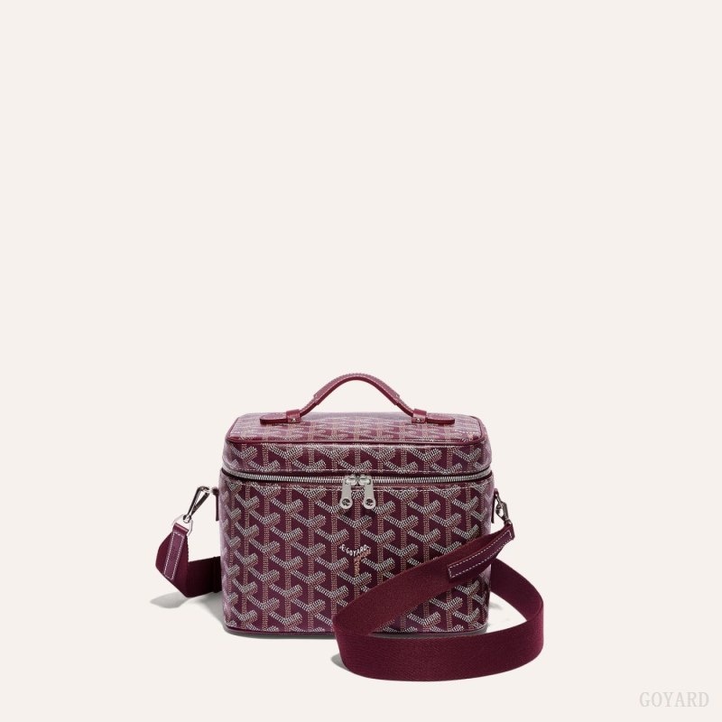 Burgundy Goyard SANGLE PM STRAP | NXIE3610