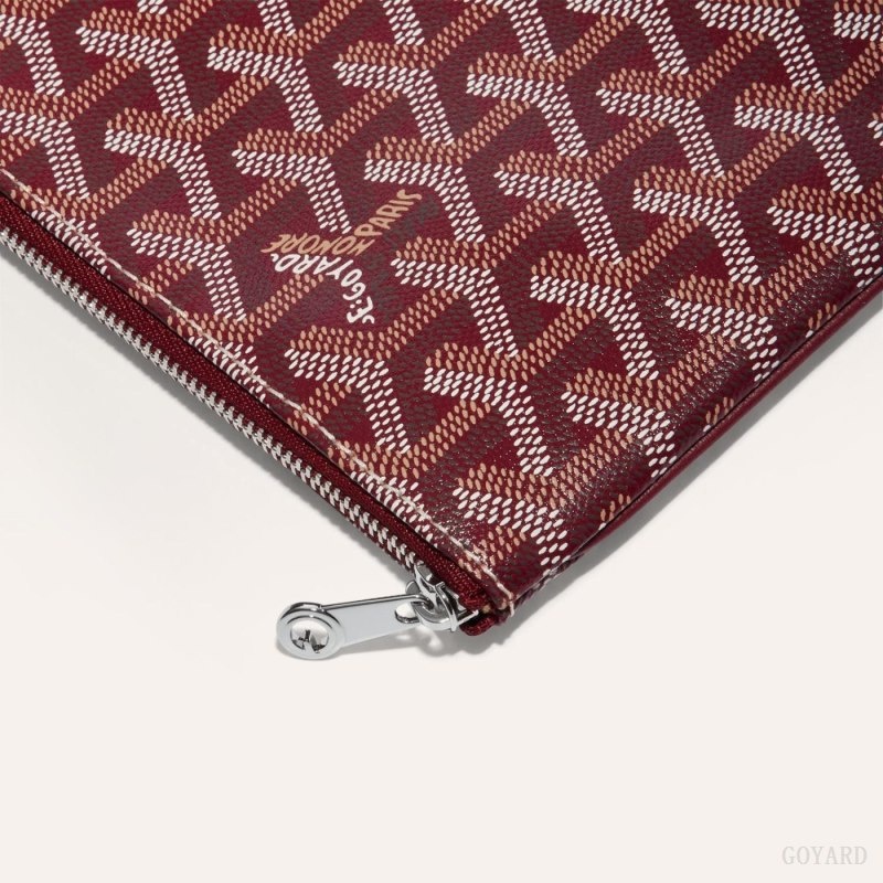 Burgundy Goyard SÉNAT MM POCKET | CGJY6679