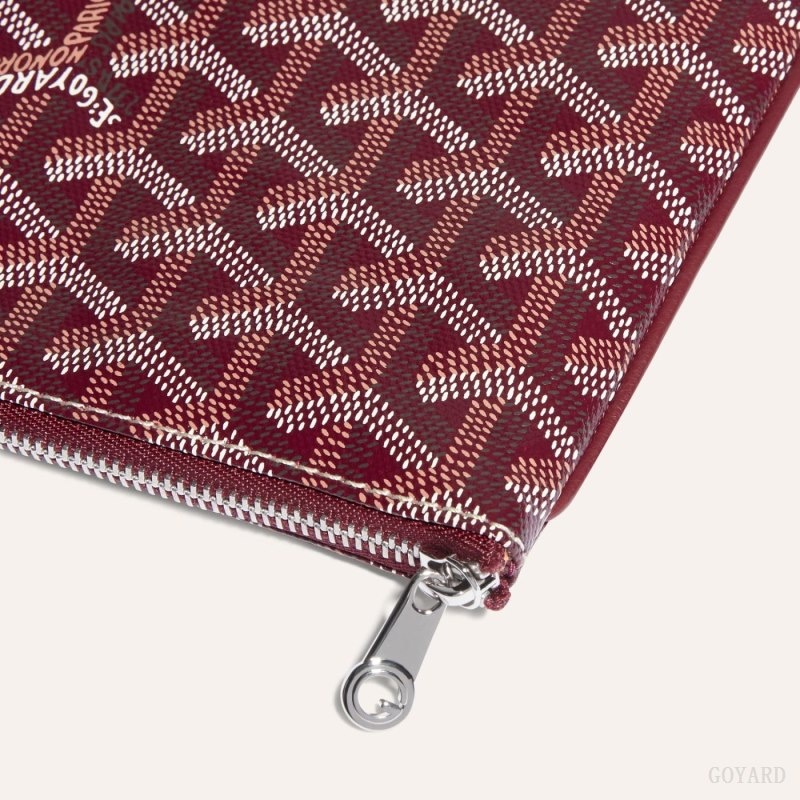 Burgundy Goyard SÉNAT PM POCKET | ZHLH5086