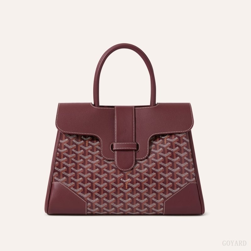 Burgundy Goyard Saïgon tote bag | BKTS7870