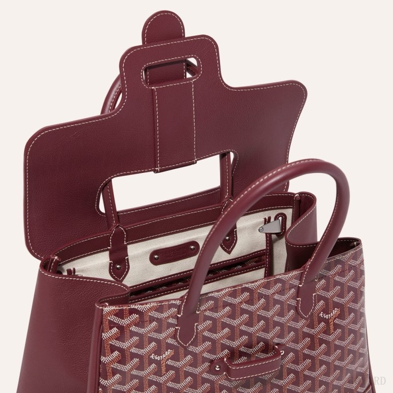 Burgundy Goyard Saïgon tote bag | BKTS7870