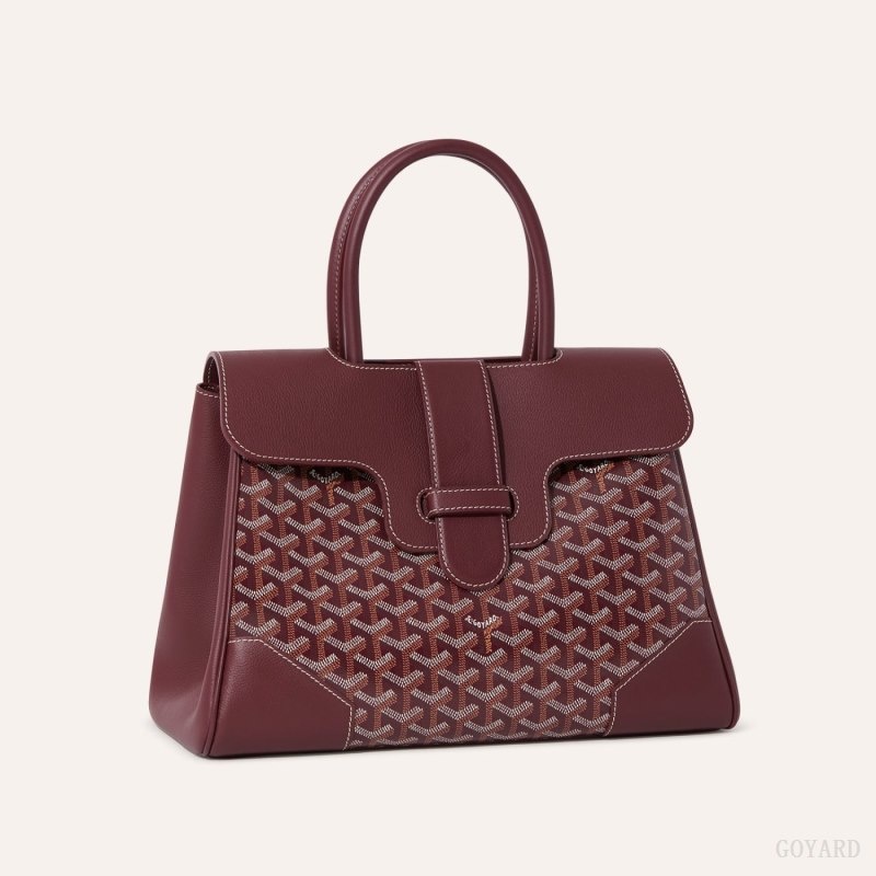 Burgundy Goyard Saïgon tote bag | BKTS7870