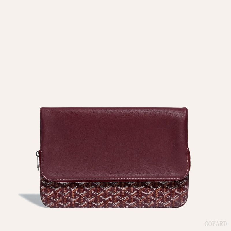 Burgundy Goyard Sainte-Marie GM Clutch | OPDM0155