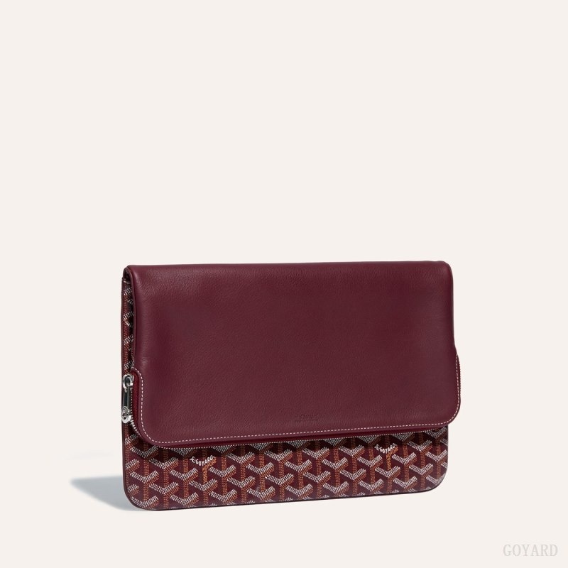 Burgundy Goyard Sainte-Marie GM Clutch | OPDM0155