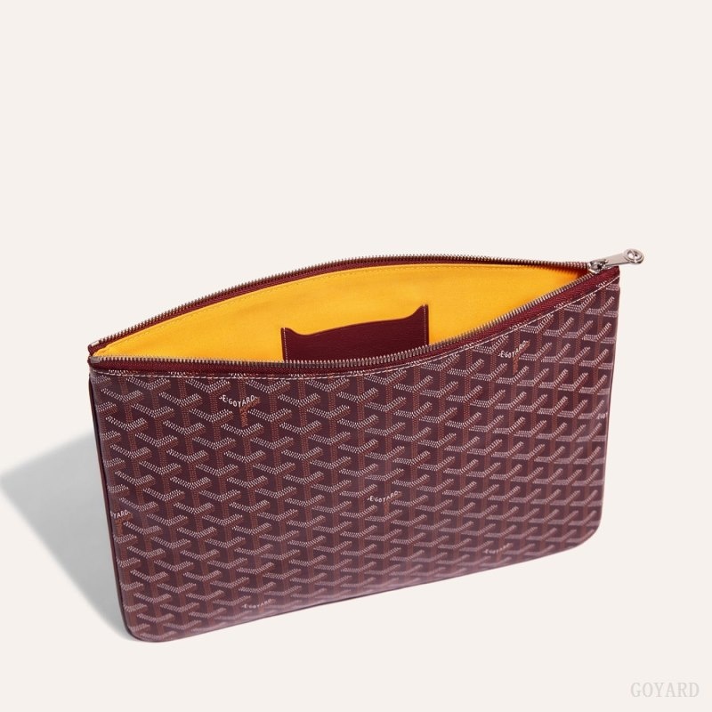 Burgundy Goyard Sénat MGM Pouch | PTCF9204