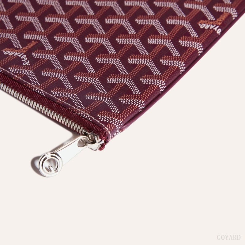 Burgundy Goyard Sénat MGM Pouch | PTCF9204