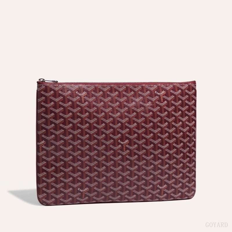 Burgundy Goyard Sénat MGM Pouch | PTCF9204