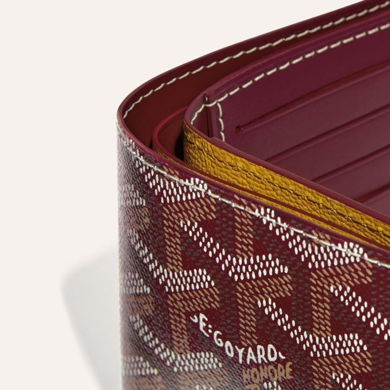 Burgundy Goyard VICTOIRE WALLET | KOTU8901