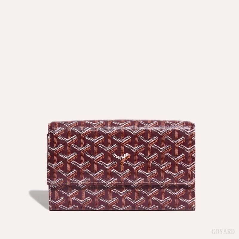 Burgundy Goyard Varenne Continental Wallet | VSPE0078