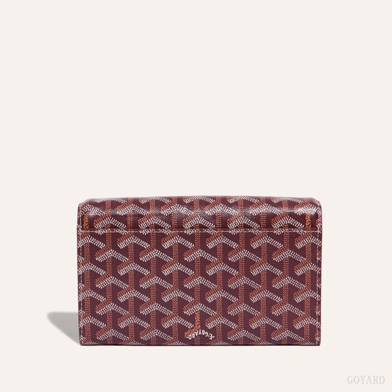 Burgundy Goyard Varenne Continental Wallet | VSPE0078