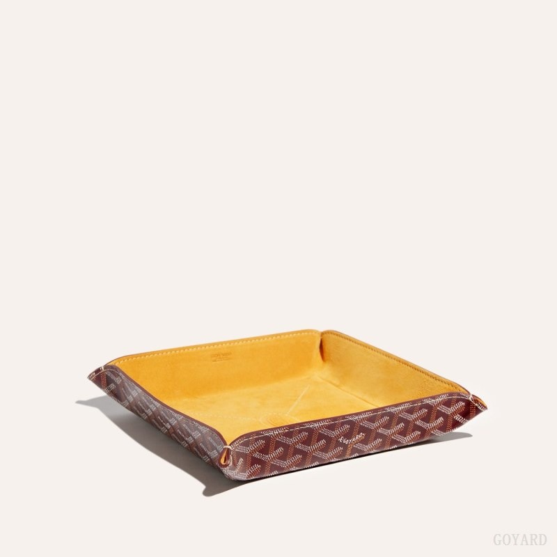 Burgundy Goyard Vide Poche Fourre-Tout | FGLS8426