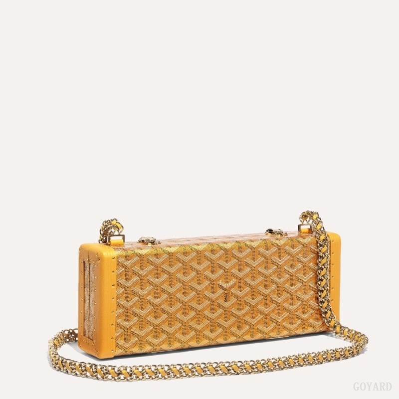 Gold Goyard SAINT-HONORE TRUNK BAG | TZKF6055