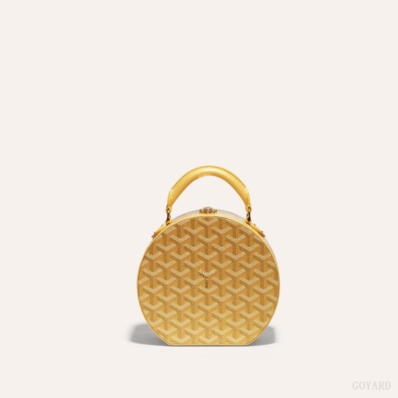 Gold Goyard THE ALTO HATBOX TRUNK BAG | CLUI1420